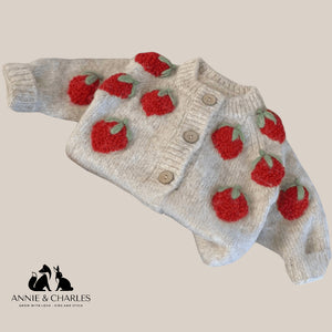 Annie & Charles® Strickjacke STRAWBERRY