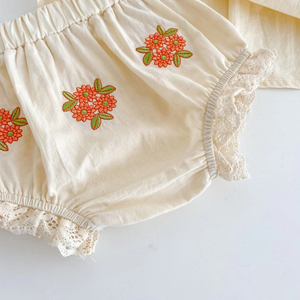 Annie & Charles® Kinder Kleidung Set Sommer BLUME