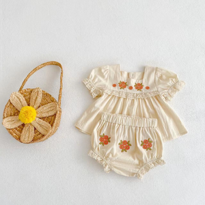 Annie & Charles® Kinder Kleidung Set Sommer BLUME