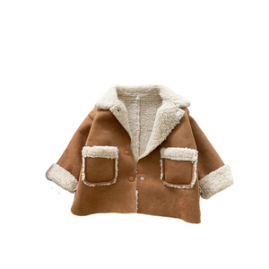 Annie & Charles® Kinder Lammfell Jacke