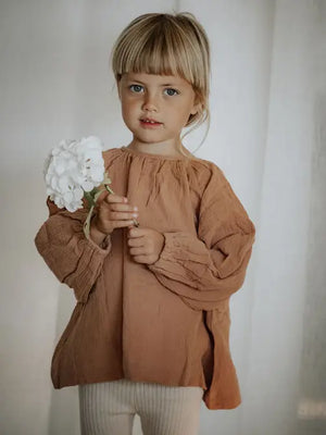 Annie & Charles® Musselin Shirt Bluse Top