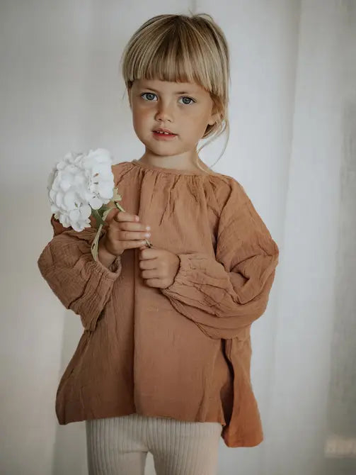 Annie & Charles® Musselin Shirt Bluse Top