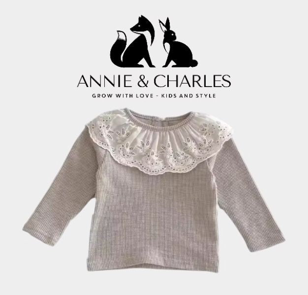 Annie & Charles® Langarmshirt „Clara Lace“