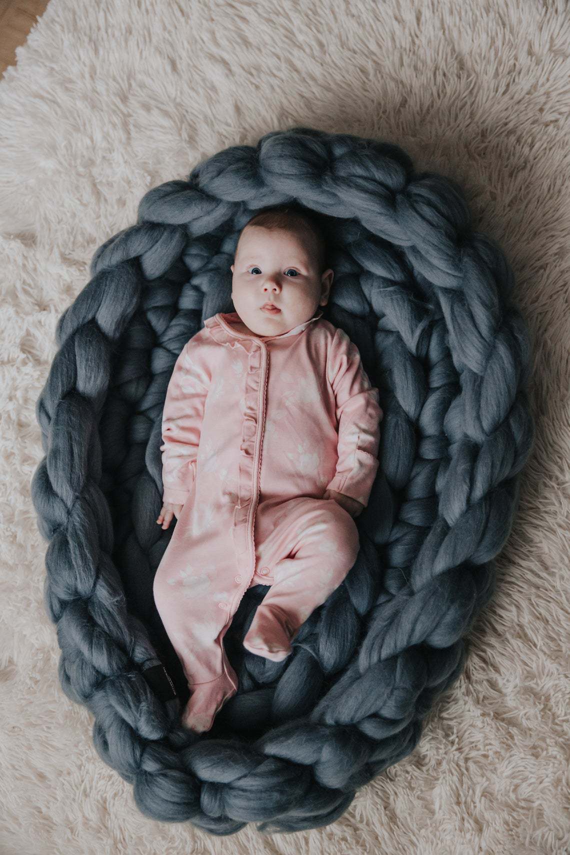 Annie & Charles® gestricktes Babynest