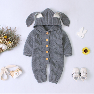 Annie & Charles® Strick-Jumpsuit mit Hasenohren
