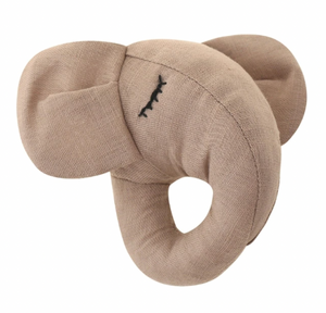 Annie & Charles® Babyrassel Elefant aus Bio-Baumwolle