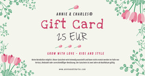 Annie & Charles® €25 Geschenkgutschein