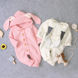 Annie & Charles® Strick-Jumpsuit mit Hasenohren