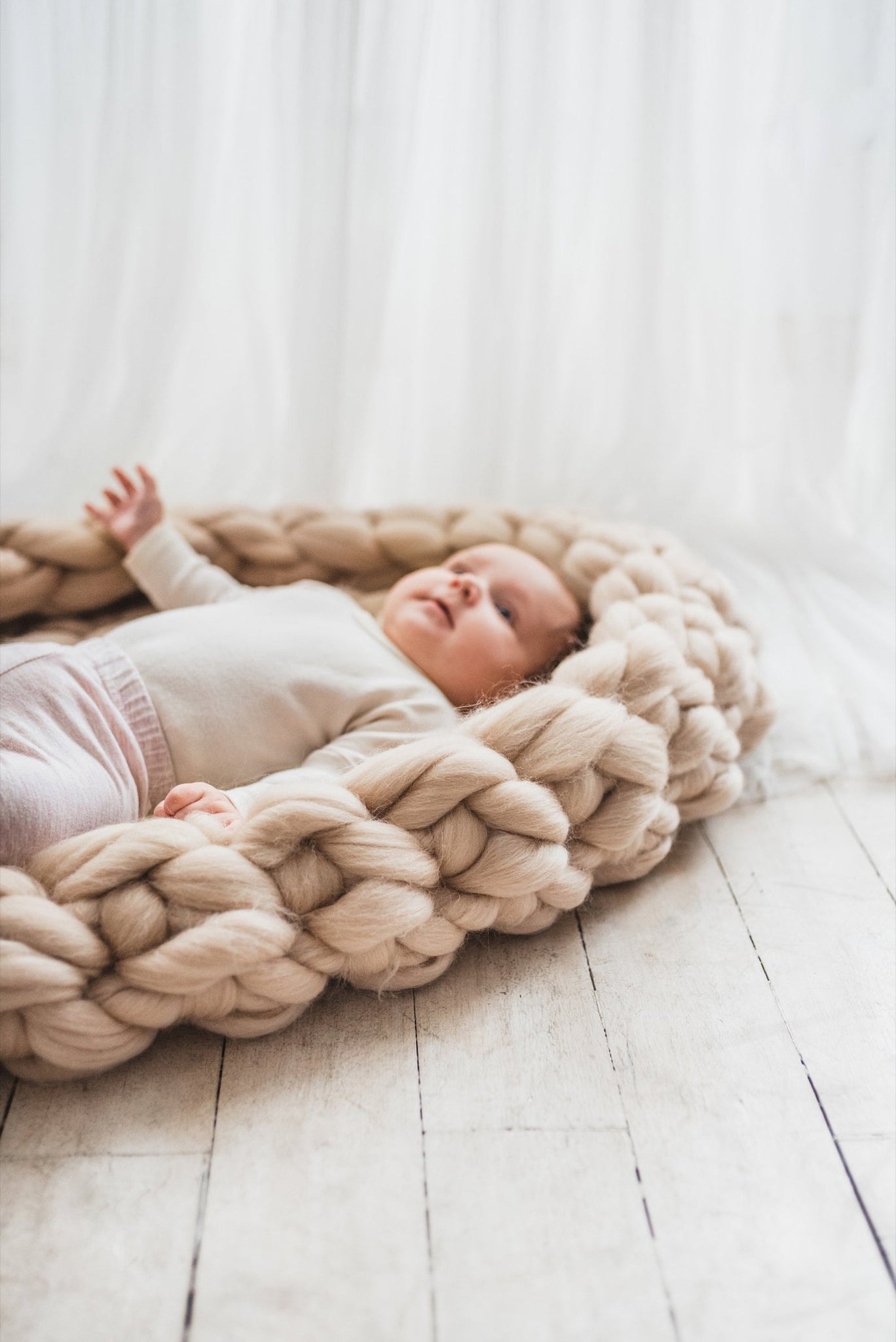 Annie & Charles® gestricktes Babynest