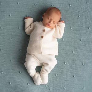 Annie & Charles® Baby Strickset aus Bio-Baumwolle